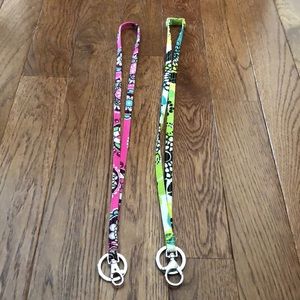 SET OF 2 Vera Bradley Lanyards!